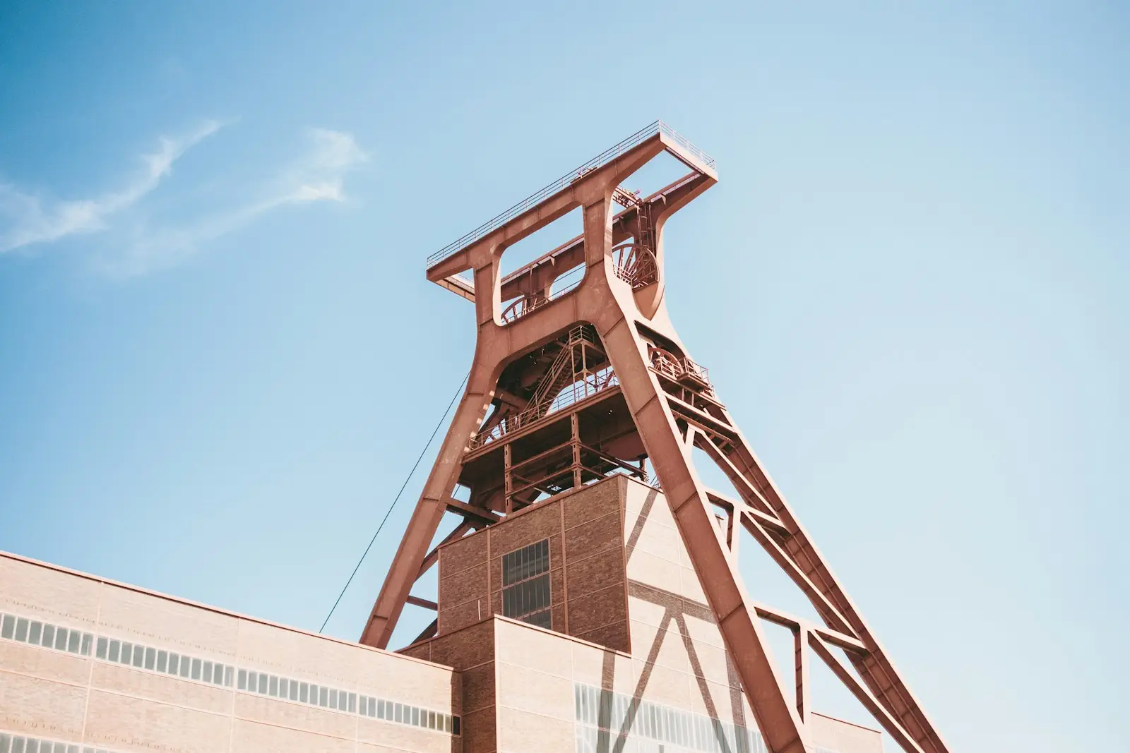 Essen’deki Zollverein maden kulesi