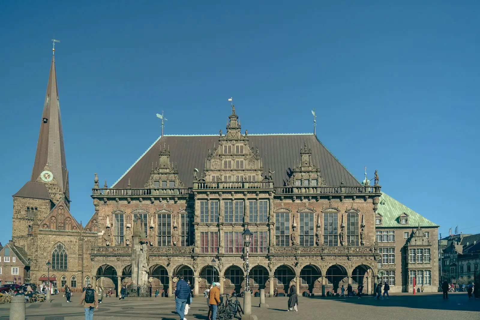 Bremen Belediye Sarayı ve Pazar Meydanı